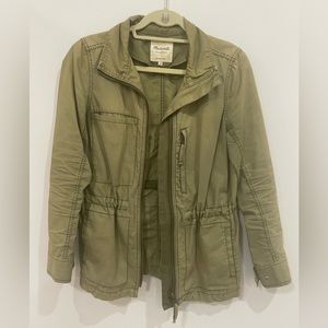 Madewell Green Cargo Jacket Size M